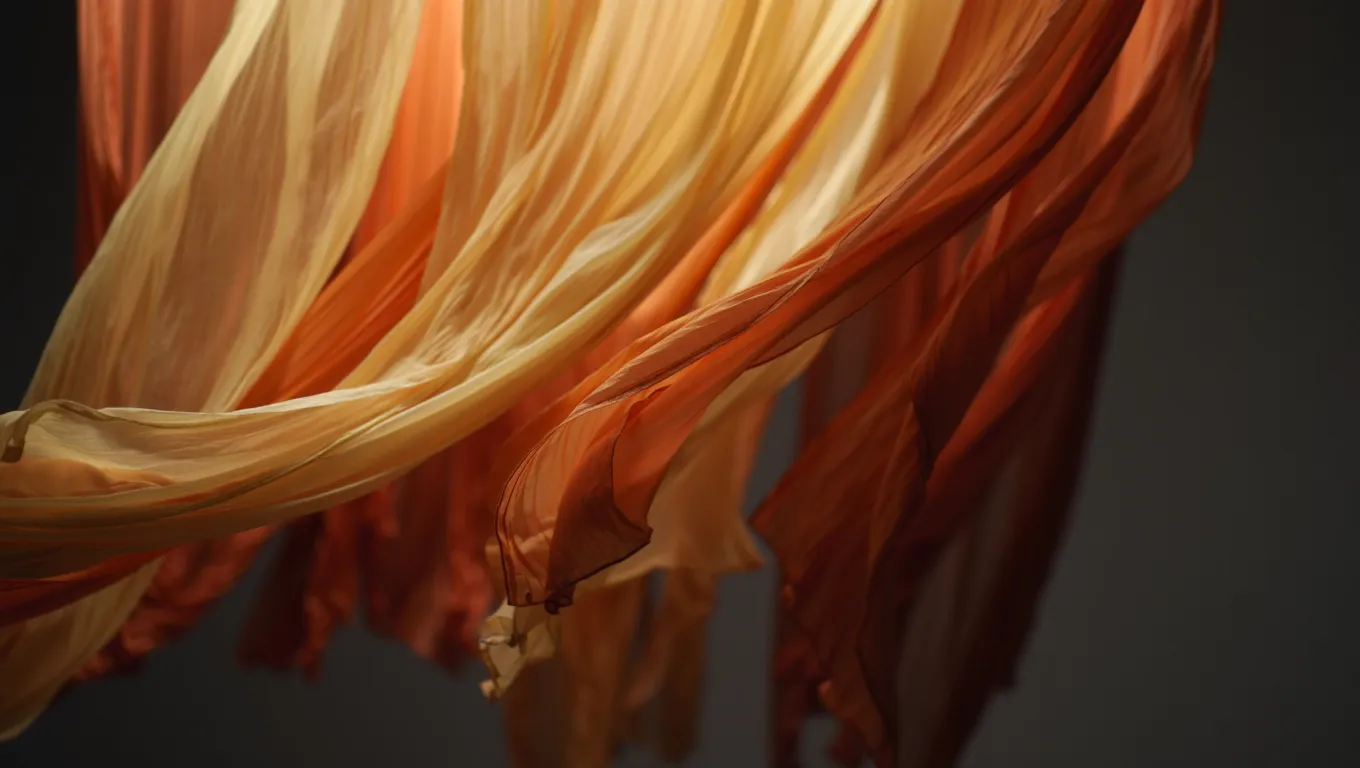 Abstract flowing lines representing mindful body movement and natural rhythm